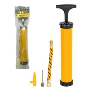 BOMBA DE AR PARA INFLAR 2 BICOS E 1 CONECTOR AR0603 STARTOOLS