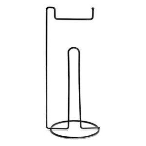 PORTA PAPEL HIGIENICO DE CHÃO 4 ROLOS 1020012 PRETO FIVER