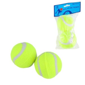 BOLA DE TENIS COM 2 UNIDADES BJ1311 VERDE BJ-POP