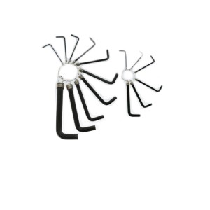 Chave allen 1.5 a 10mm com 10 peças 8216 - Brasfort