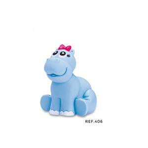 Coleção Bichinhos Hipopótamo Vinil  406 - Maralex