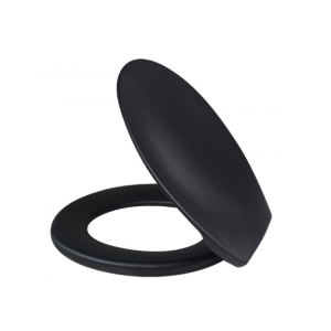 Assento Sanitário Soft Preto - Metasul