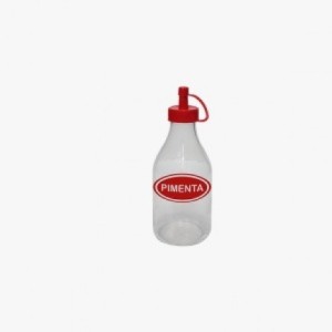 Vidro Galheteiro Redondo 200ml Tampa Colorida  1107 - UD Brasil