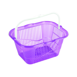 Cesto Para Prendedor de Roupas Roxo  274 - Brasami