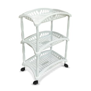 Organizador Vertical Telado Triplo  Branco   25613 - Arqplast