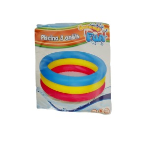 Piscina Inflavel 3 Anéis 88L - Wellmix