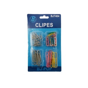 Conjuntos Com 60 Clipes de Metal Para Papéis  BJ7404 - BJ PoP