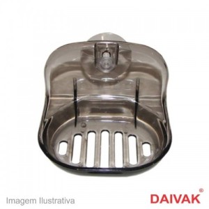 Saboneteira Ventosa Cristal  144 - DAIVAK