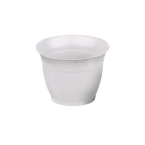 Vaso Redondo 9cm Cinza  064 - BRASAMI