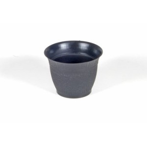 Vaso Redondo 9cm Preto  065 - BRASAMI
