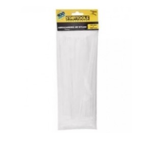Abraçadeira Branca Nylon  3,6X200mm  AR0155 - STARTOOLS