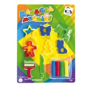 Cartela Massinha Grande 4 Tubos Mod5  PI3233 - PICA PAU