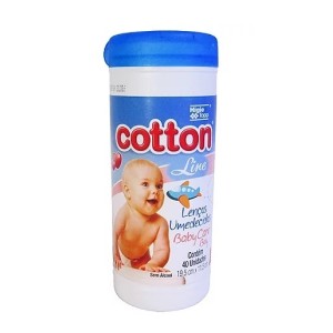 Lenço Umedecido Pote (0098FP) Azul C/40 - HIGIE TOPP