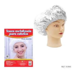Touca Metalizada Com Manta  141 - MAXXIMO