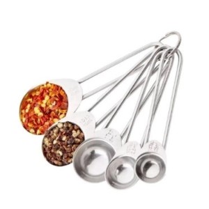 Kit Colher De Medição Com 5 peças  10X4cm GUBLY-0963 - ELEGANTEC