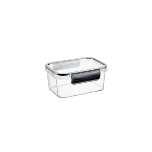 POTE ORGANIZADOR HERMÉTICO 3C CLEAR 550ML 1900 PRETO PLASNORTHON