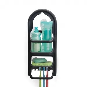 Porta Shampoo/Prateleira Madri Preto 079/P - NITRON