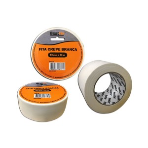 Fita crepe branca 50mmx50m BFH1148 - Bestfer
