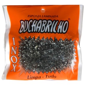 Esponja de Aço Inox Limpa Tudo - Bucha Brilho
