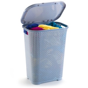 Cesto Rattan Cinza 30L  CR1262 - Monte Libano